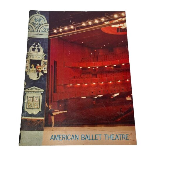 American Ballet Theatre 33rd Year Souvenir Program 1971-72 Vintage Ads - Picture 1 of 4